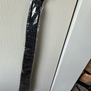 Source Unknown Black and Blue Polka Dot Tie